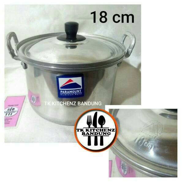Panci / Panci Aluminium / Panci Tutup Luar Paramount 18 cm