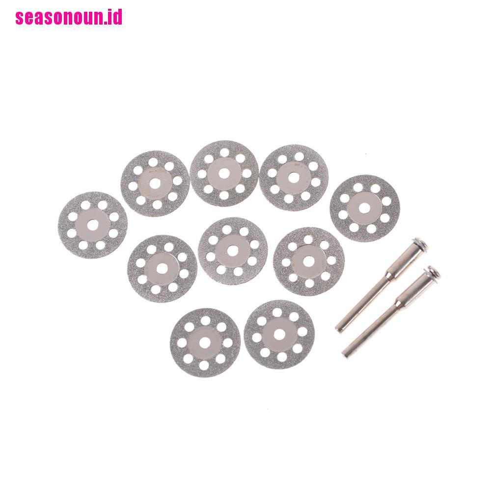 10 Pcs Disk Pemotong Berlian 20mm Untuk Roda Gerinda Logam