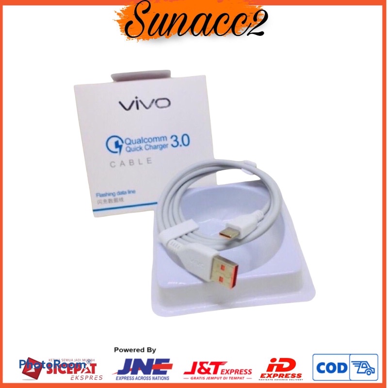 Kabel Data Original Vivo USB C Type C Qualcomm 3.0 Quick Charger Ori