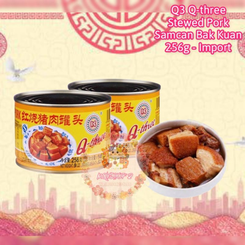 

Q3 Q-three Samcan Bak Kuan 256g (Non Halal) Import