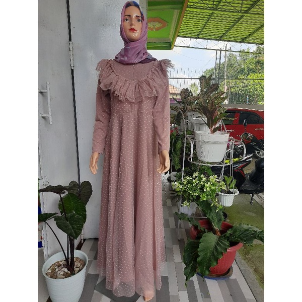 GAMIS ANDIN POLKADOT