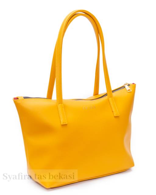 Fira totebag kuning/initial bag/tas nama