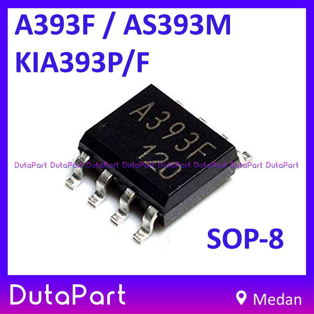 A393F AS393M KIA393P KIA393F KEC DUAL COMPARATOR SOP-8