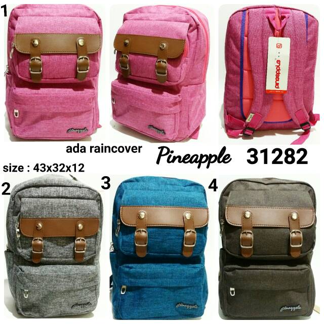 Tas sekolah ransel backpack cewek pineapple 31282 murah dan terbaru