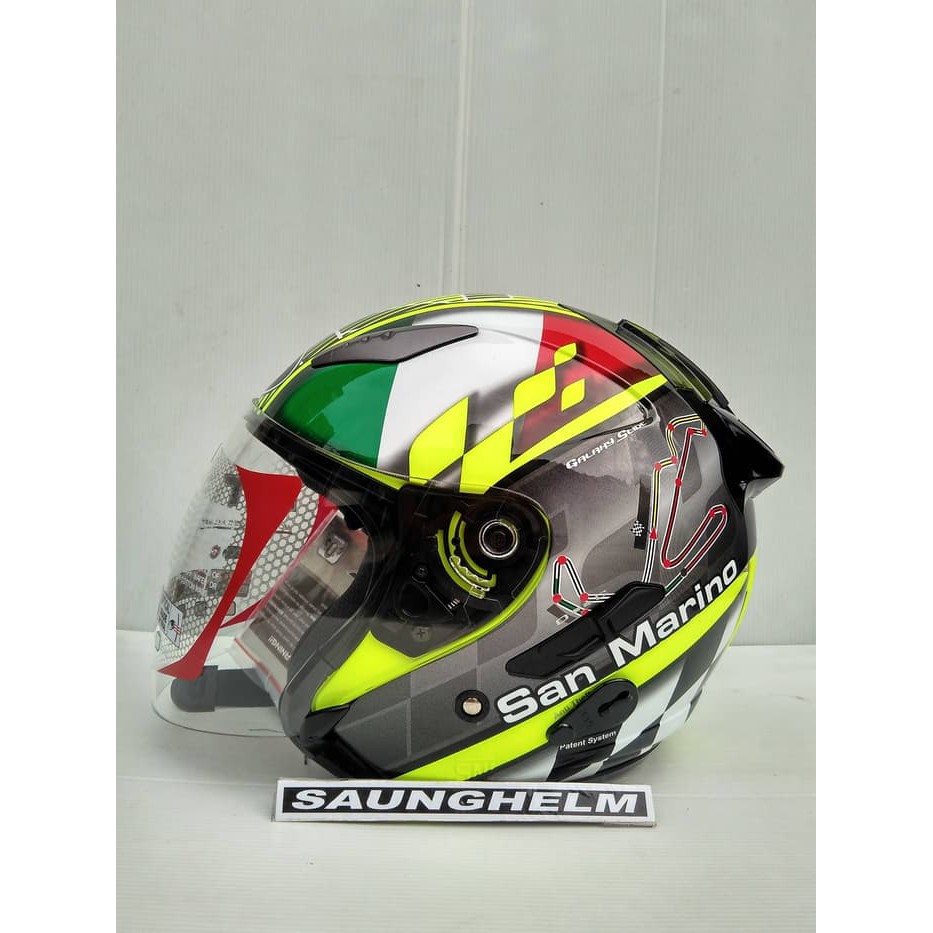 HELM KYT GALAXY SLIDE GP RACE CIRCUIT SAN MARINO