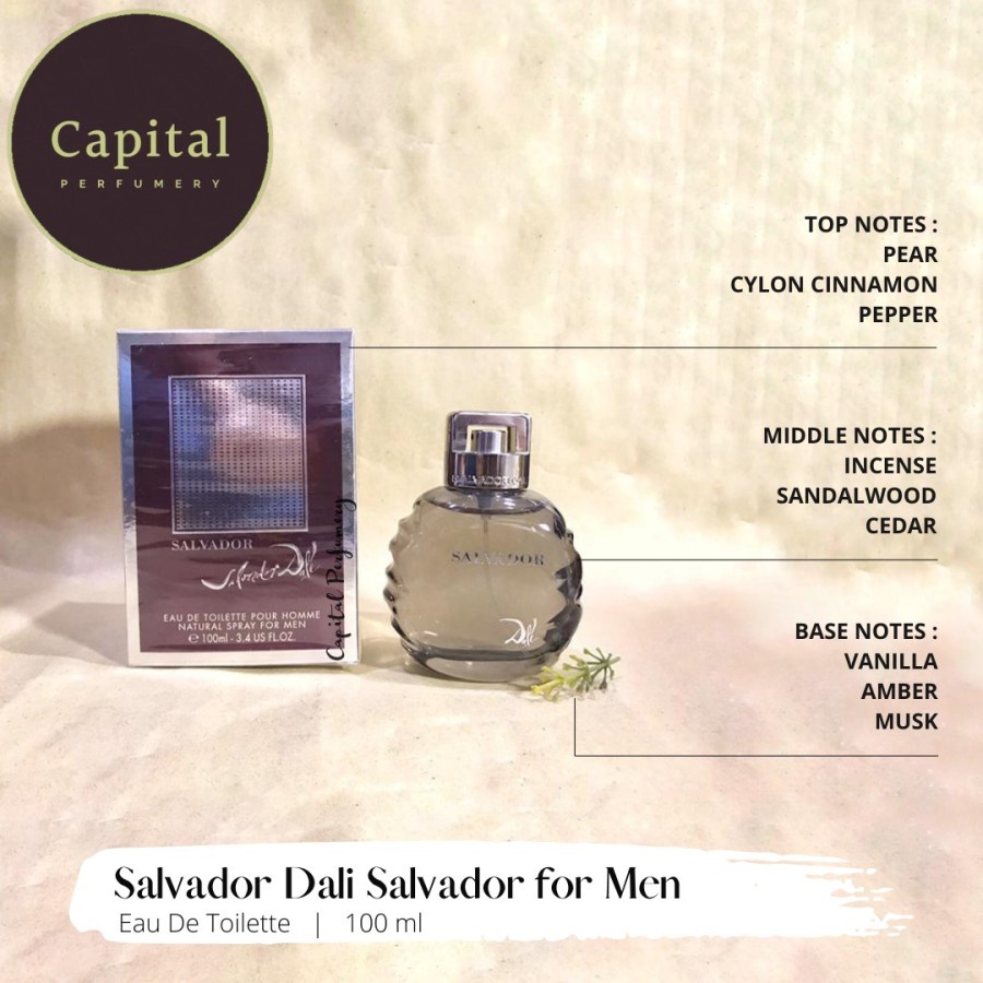 Salvador Dali Salvador Pour Homme Edt 100 ml
