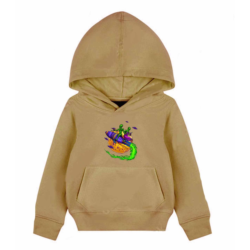 Hoodie Anak Alien Sweet Sweater Pakaian Fleece M - XL