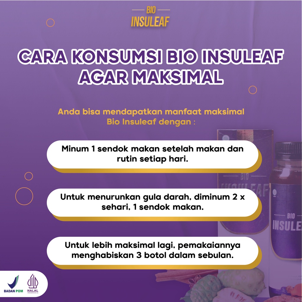 Bio Insuleaf Herbal Diabetes Original 3 Box