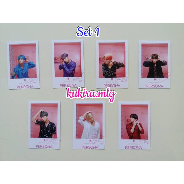 BTS PHOTOCARD DUA SISI GLOSSY