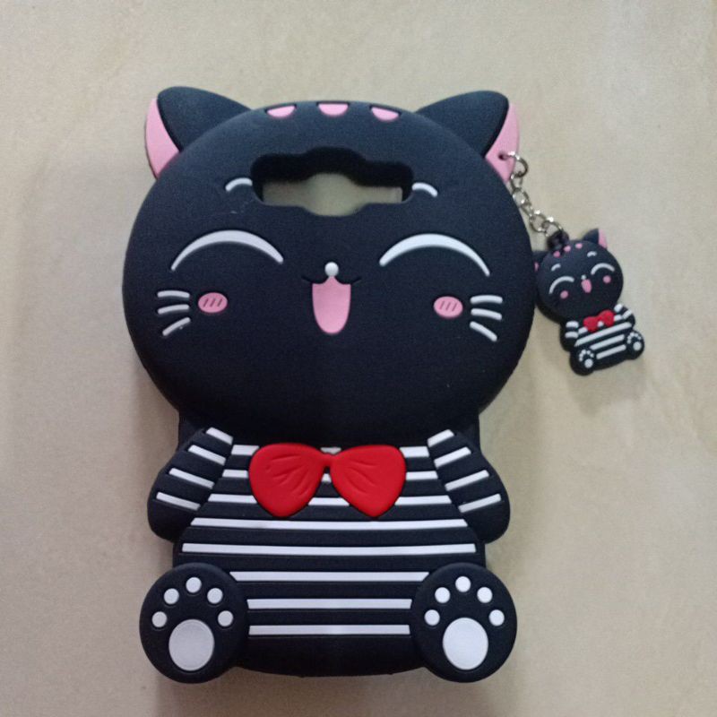 Samsung Galaxy J2 prime G530 Grand prime Case  4D / 3D Karakter Kucing  Lucu Casing Cover Silikon