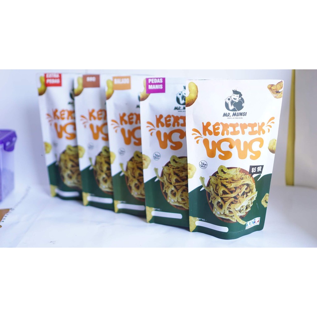 

Keripik Usus 85gr - Kripsus Ayam - Kripik Usus MR. Munsi