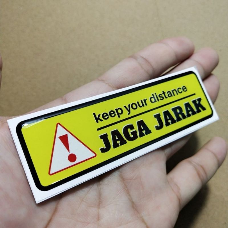 

stiker timbul jaga jarak