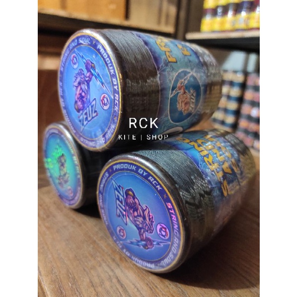 " ZEUS " 6000 yard. Senar gelasan matot by RCK (Coklat Impor)