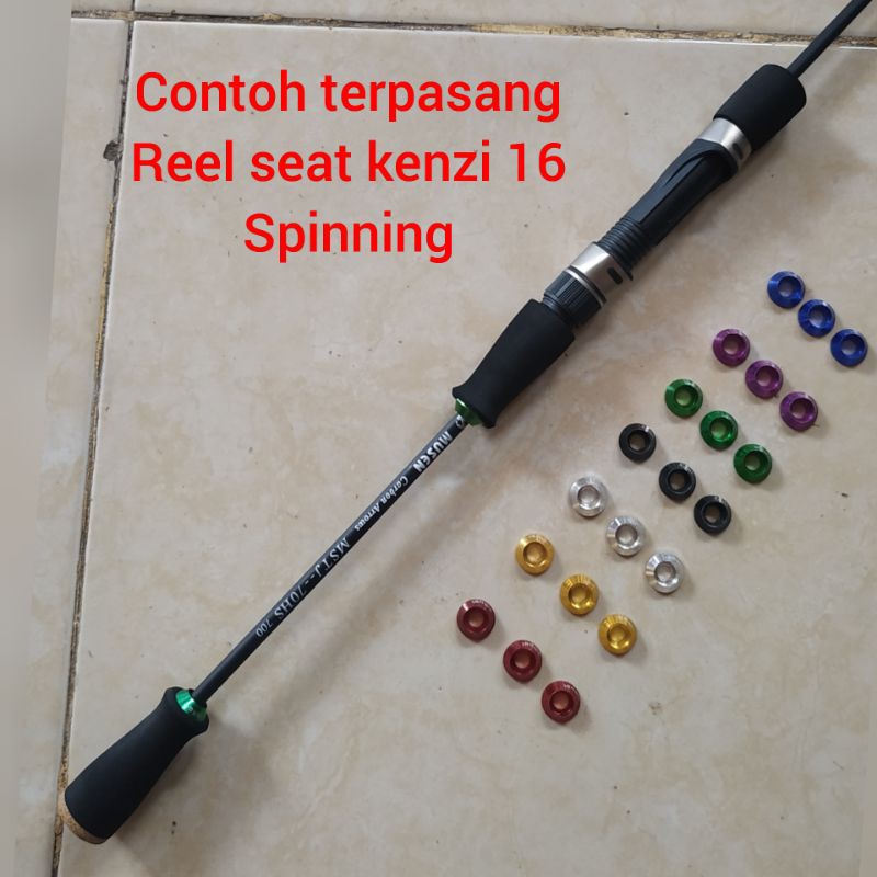 Reel Seat Kenzi spinning size 16 model japan style dan winding check 3pcs