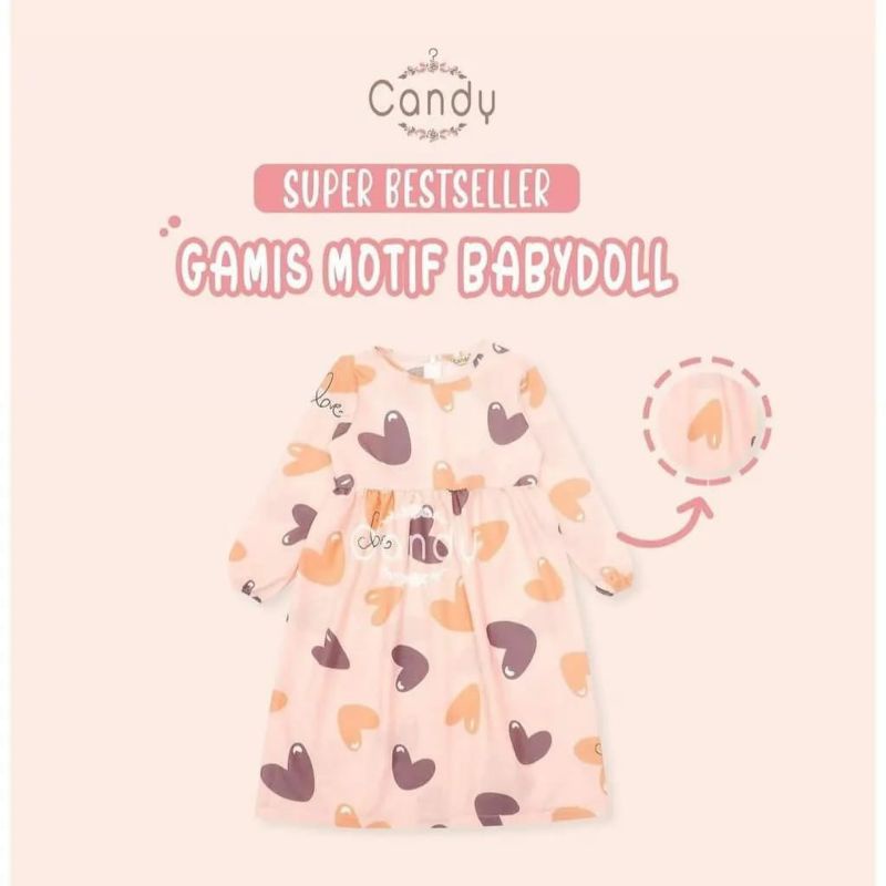 GAMIS KATUN BABYDOLL CANDY KIDS &amp; JUNIOR