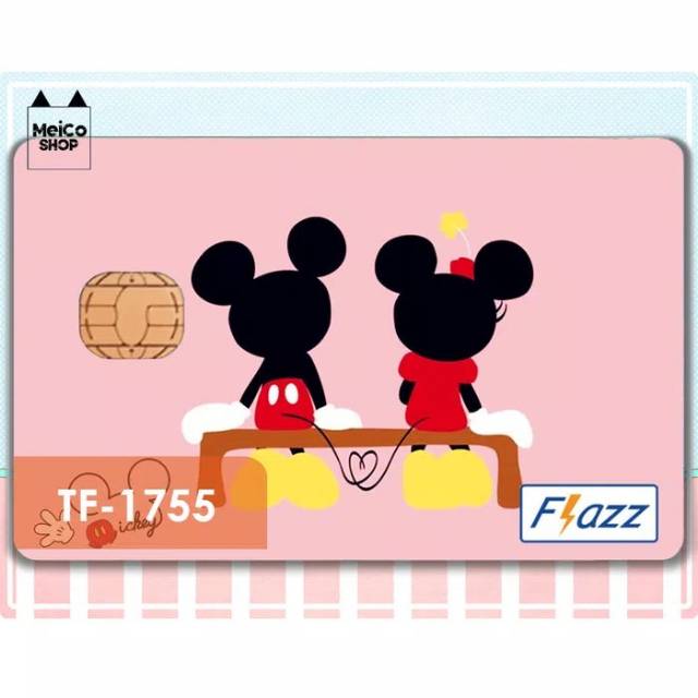 

[TF-1755] Sticker Flazz BCA Meico - Mickey & Minnie Mouse