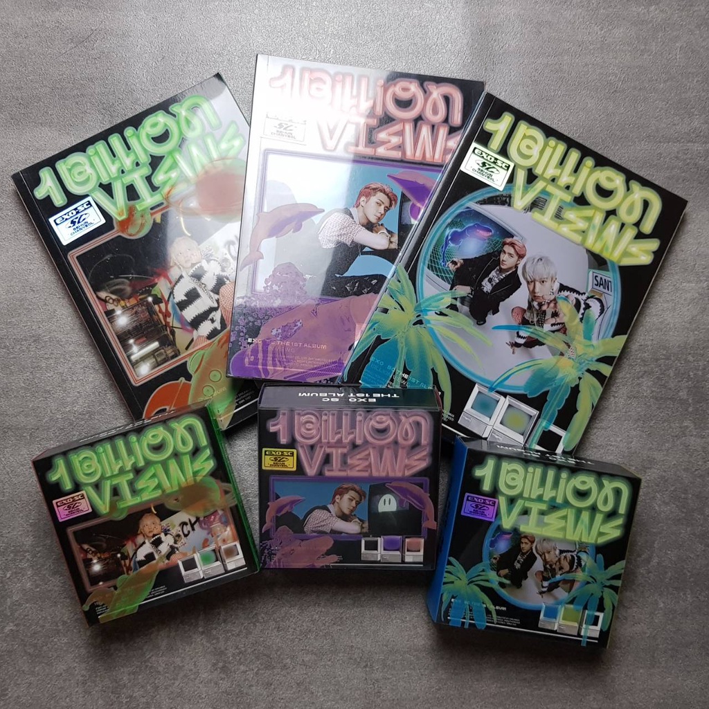 [Ready Stock] EXO SC 2nd Mini Album 1 Billion Views Photobook  Kihno ver. Paradise Ocean Park Unseal