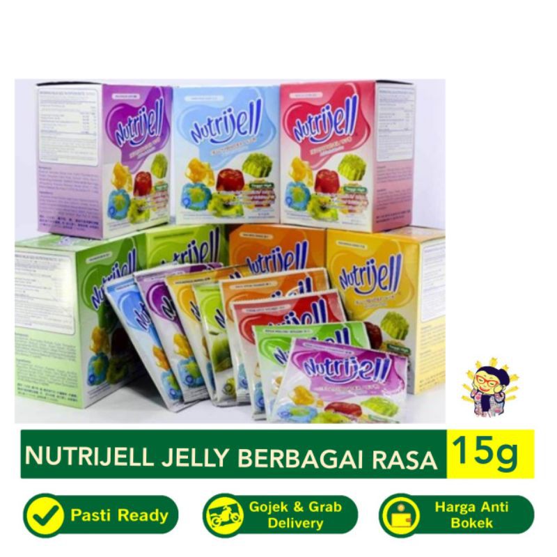 

NUTRIJELL JELLY SACHET 15GRAM 15 G