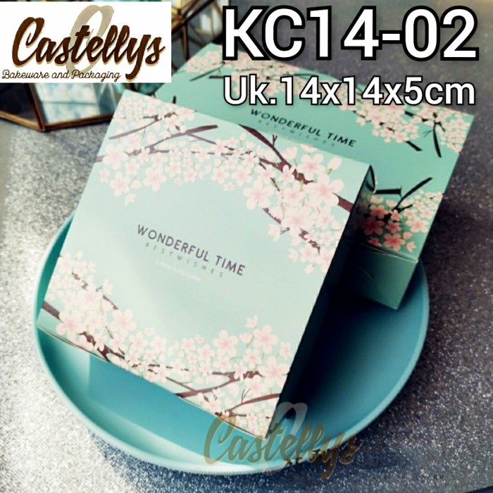 

KC14-02 10 pcs Kotak Kue Kering Mooncake Pia Cookies Cake