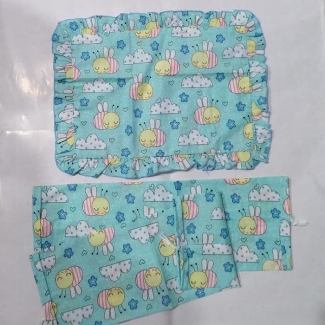 Sarung Bantal Set Bayi Bahan Katun