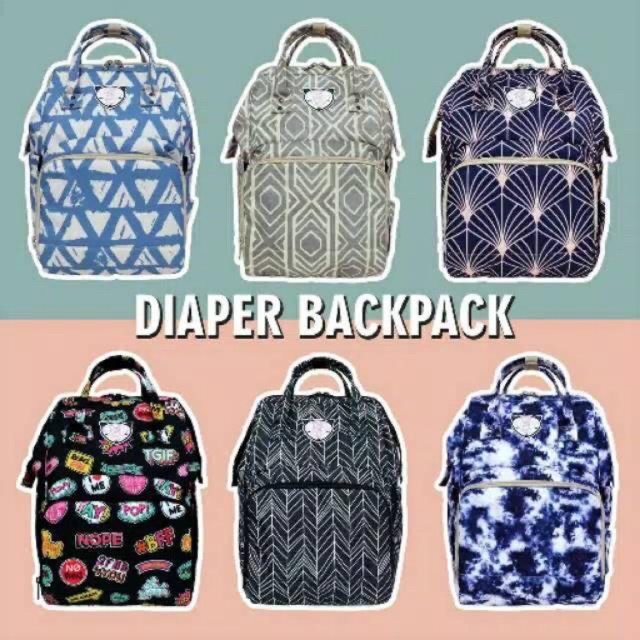 DIAPER BACKPACK TIE DYE LITTLEMUNYA RANSEL KEKINIAN LITTLE MUNYA BACK PACK