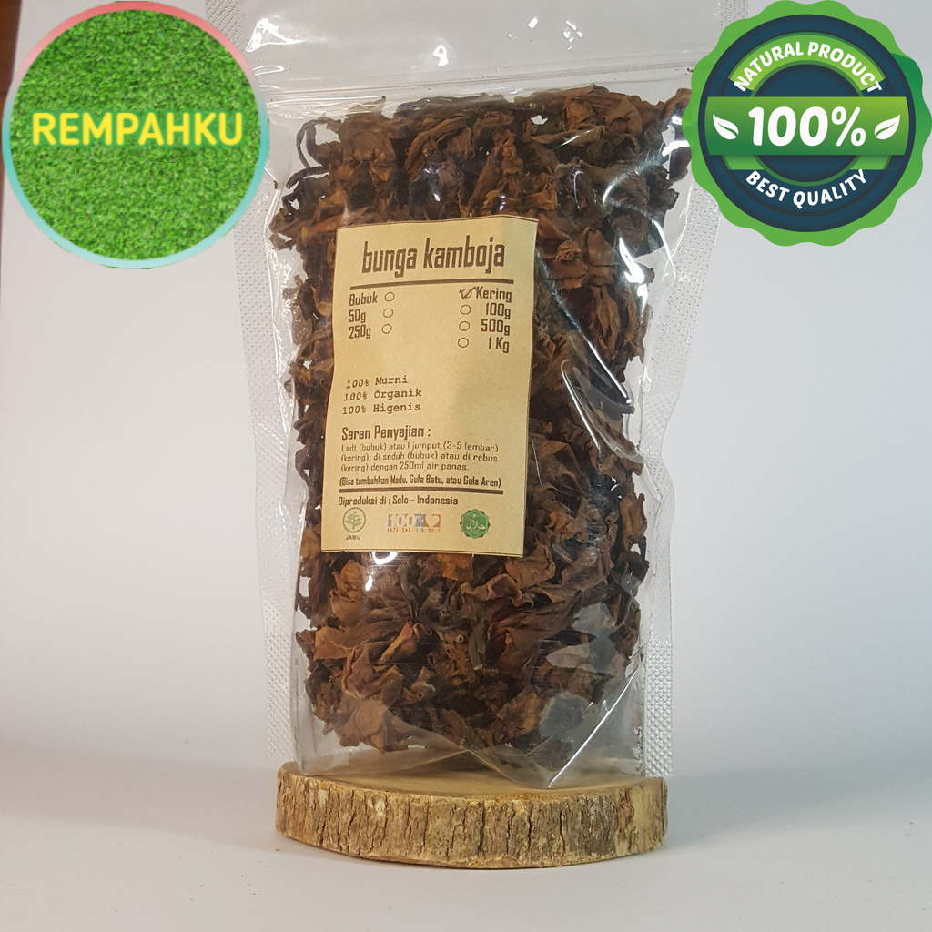 

BUNGA KAMBOJA KERING 1KG - Plumeria - MURNI - JSR - REMPAH