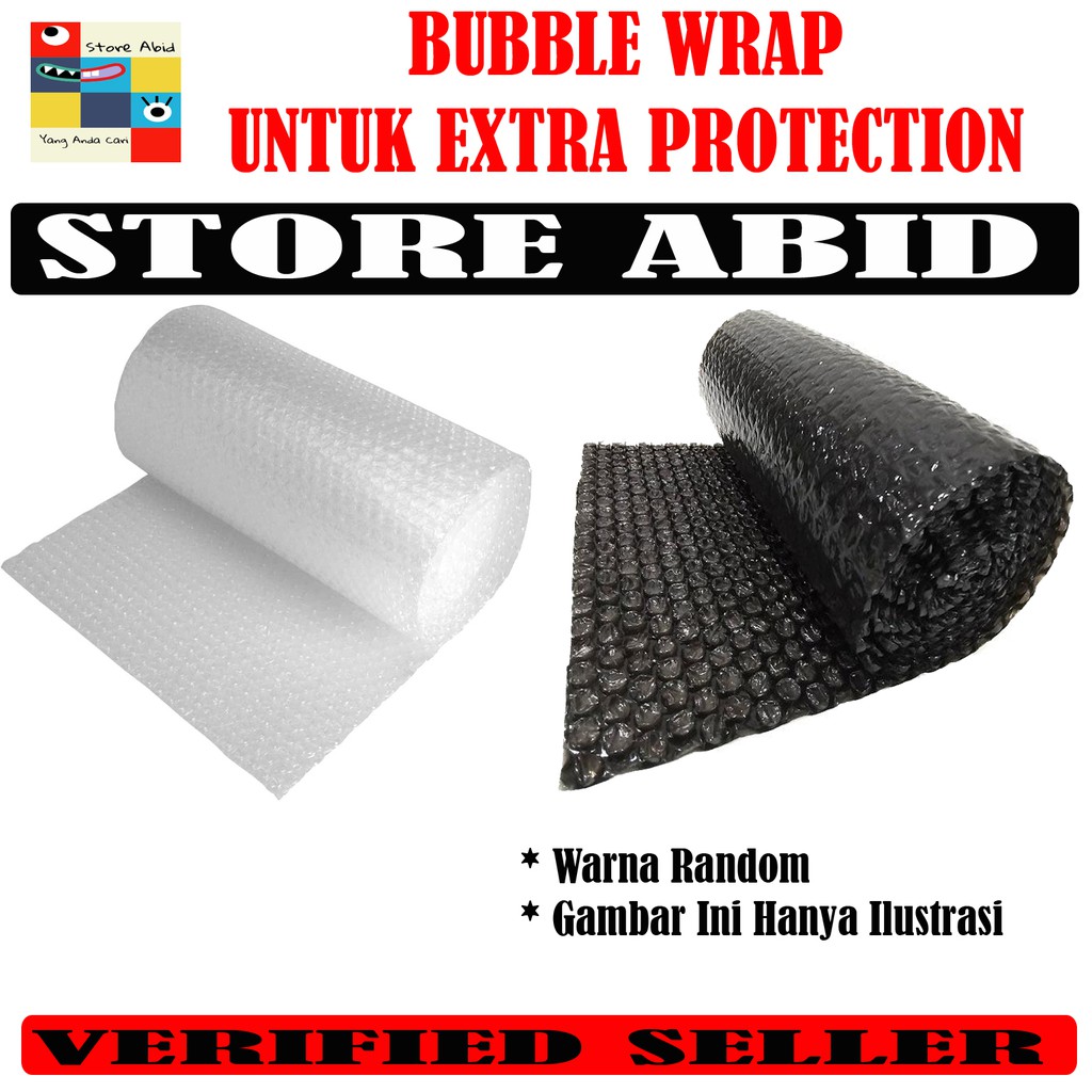 PACKING AMAN - BUBBLE WRAP Untuk EXTRA PROTECTION