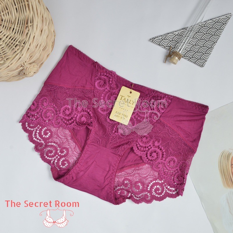 TALLY CD CELANA DALAM RENDA 617 | FREE SIZE | FIT XL | PRETTY LACE PANTIES