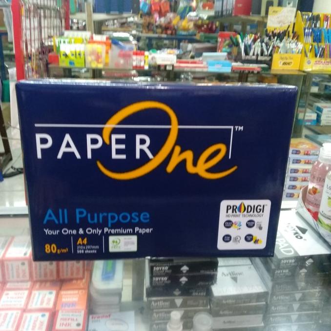 

Promo !!! Kertas A4 80 gram paper one office paper print Star Seller Termurah