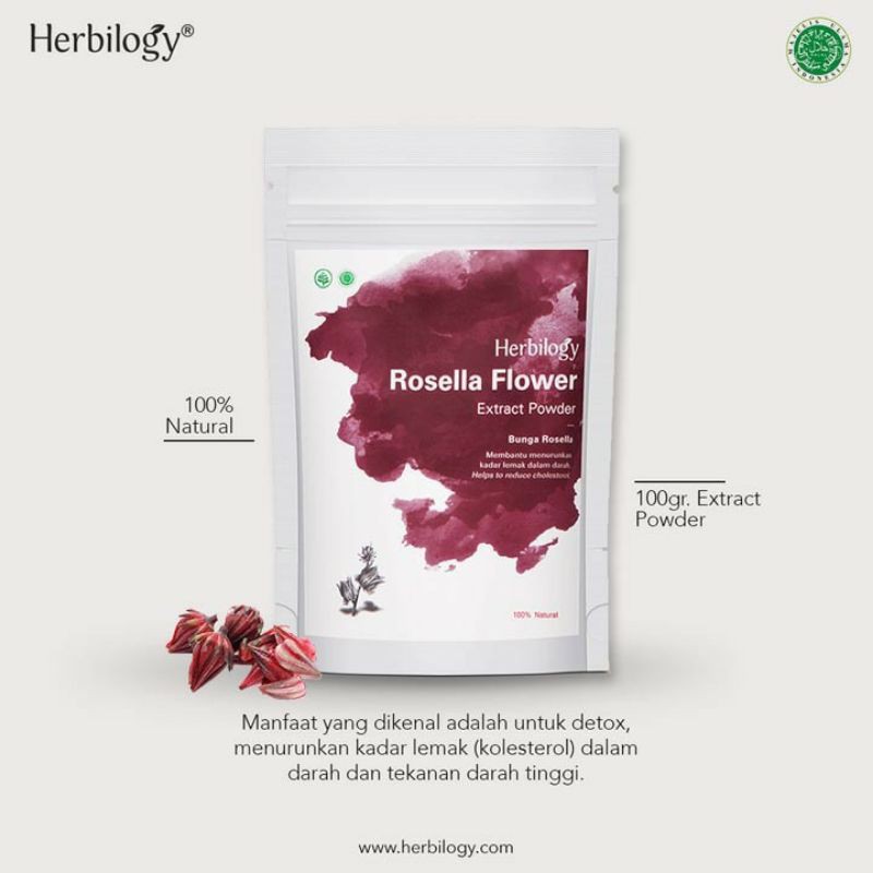 

rosella powder herbilogy 100 gr
