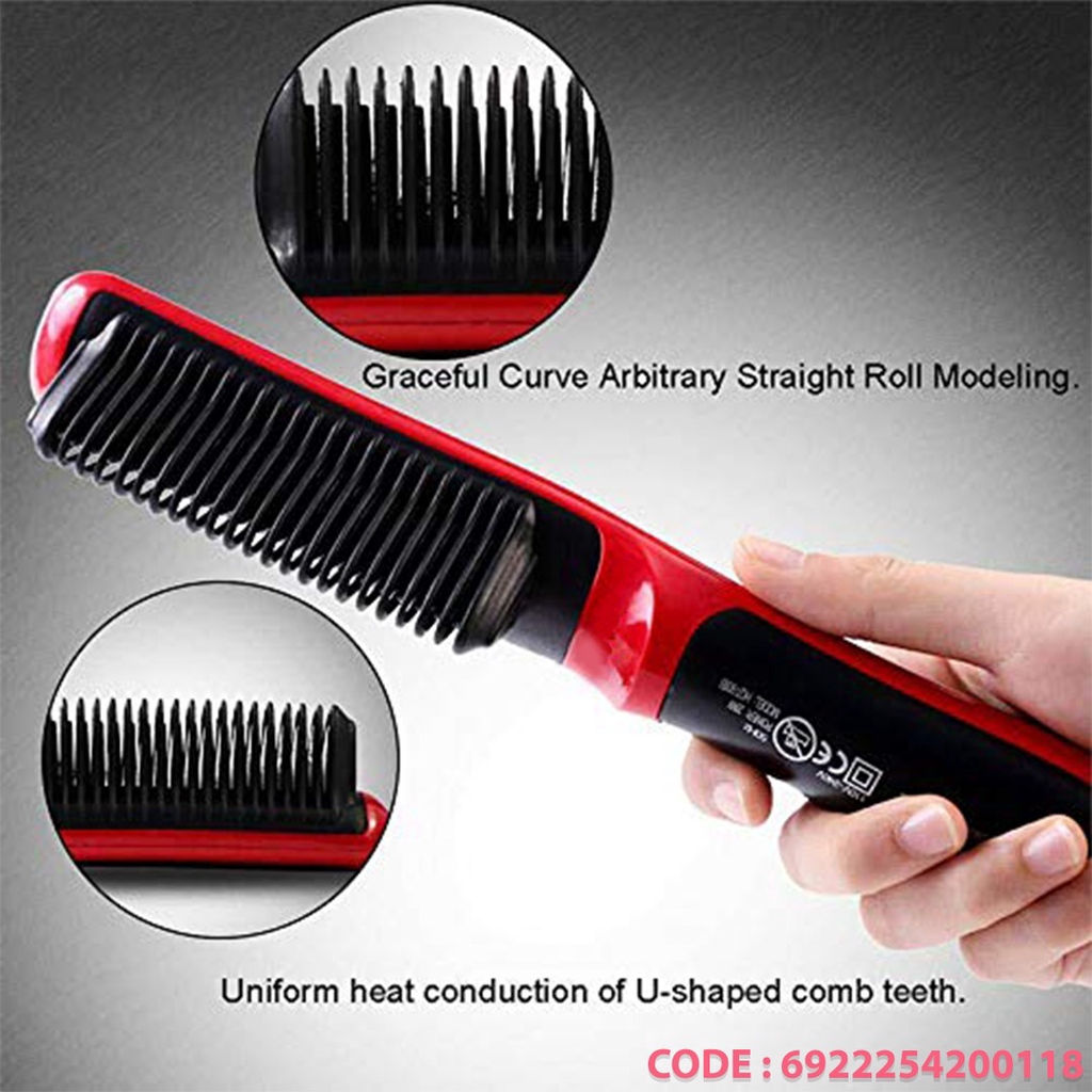 HAIR STRAIGHTENER ASL-908 Catok Sisir Pelurus Rambut New Fast Hair Straightener