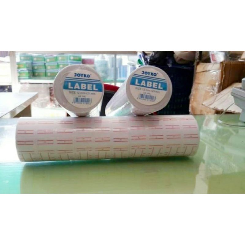 

bib Kertas Label Joyko 1Baris Dan 2 Baris