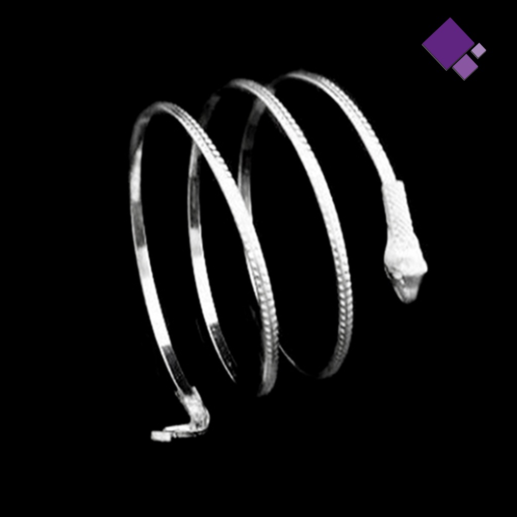 Gelang Bangle Model Ular Spiral Untuk Wanita