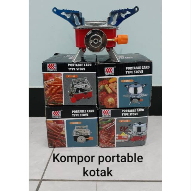 Kompor portable kotak mini