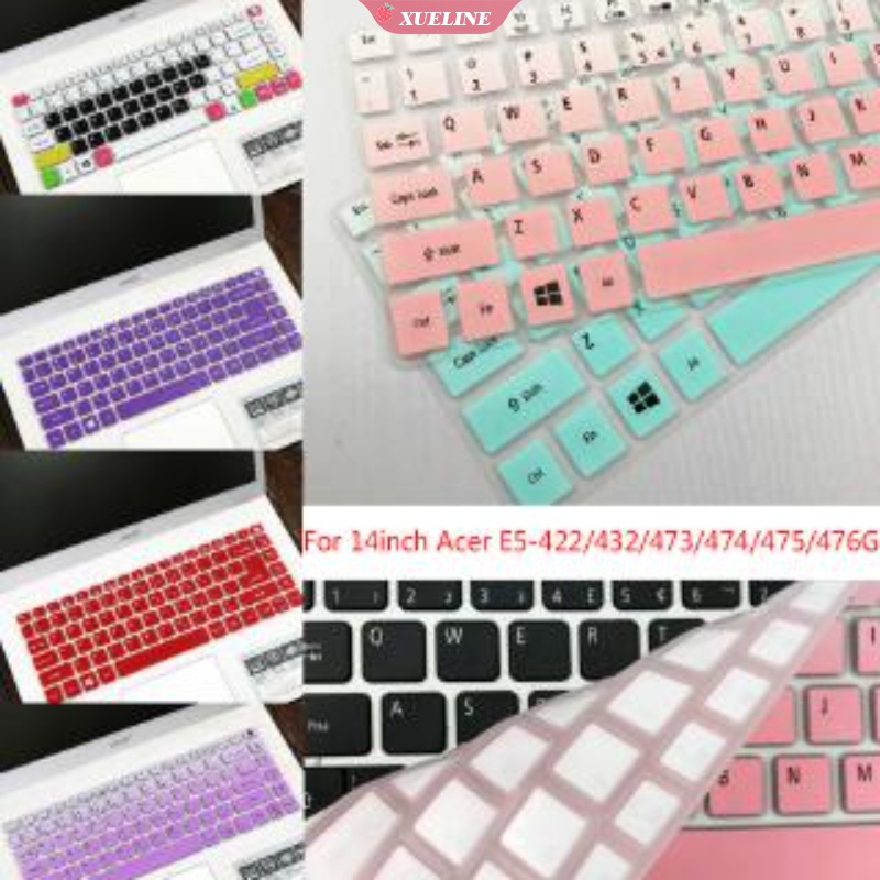 Cover Pelindung Keyboard Bahan Silikon Ultra Tipis Untuk Acer e5-422 / 432 / 473 / 474 / 475 / 476g Aspire a314-32 X3