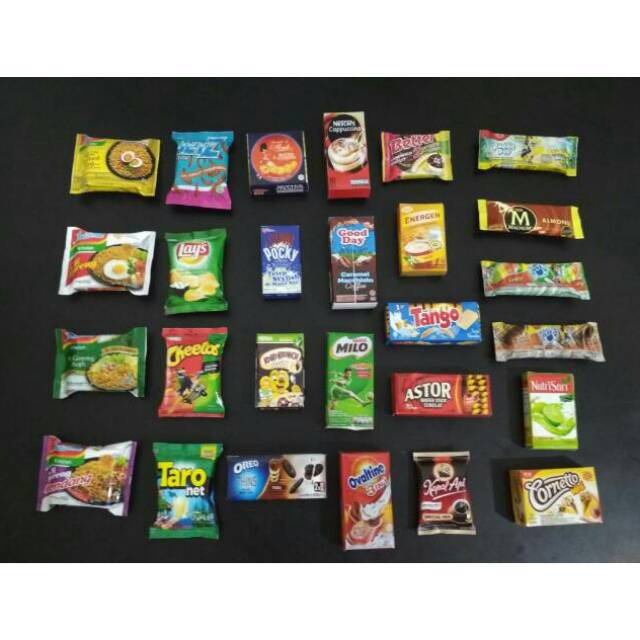 Tempelan Kulkas / Magnet Kulkas Miniatur Produk