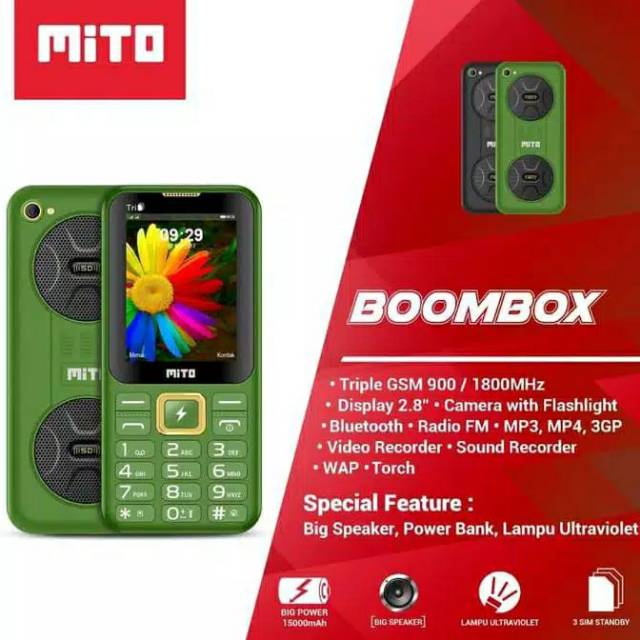 Mito BoomBox Garansi Resmi