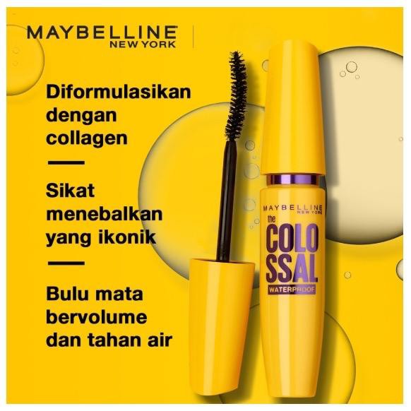 [cod] promo murah INSTANT BIG VOLUME MAYBELLINE COLOSSAL MASKARA