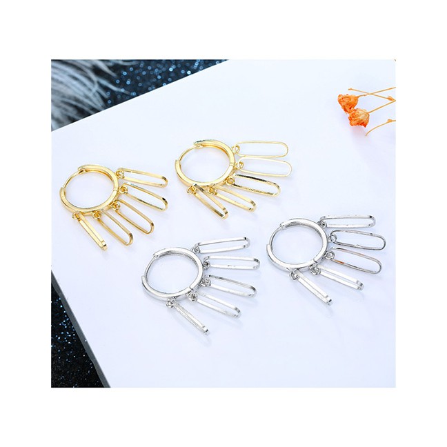 LRC Anting Tusuk Fashion Geometric Earrings D46093