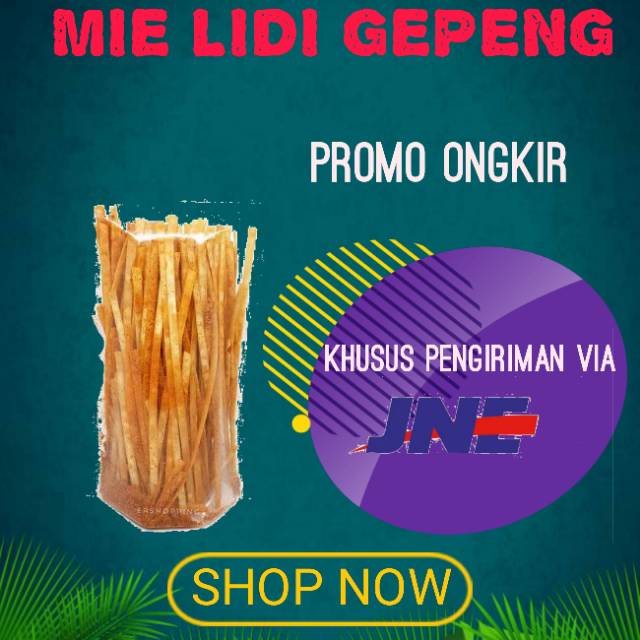 

Mie Lidi Gepeng (250 Gram) Box