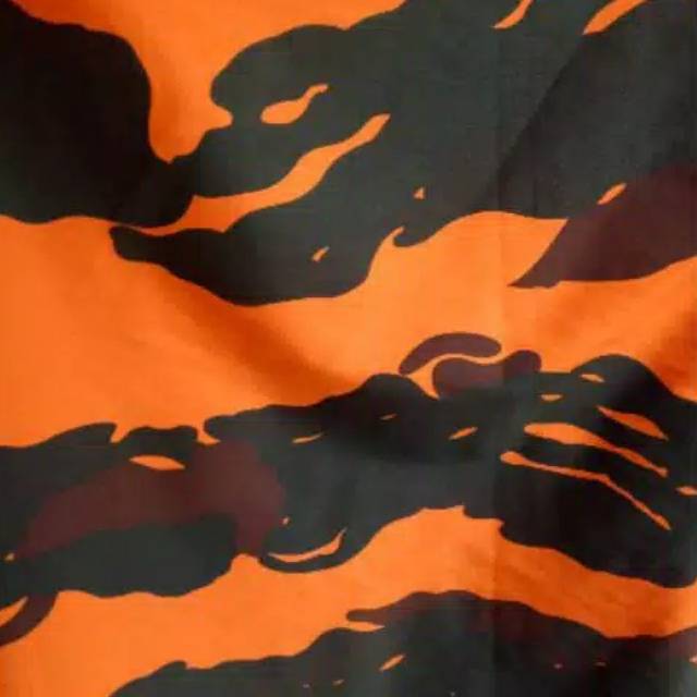ORI Bahan Kain Motif Loreng Pemuda Pancasila/PP Bahan TR Premium Quality Army/Abri/Tentara