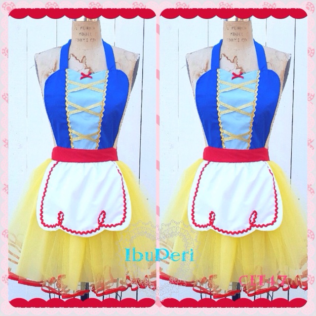 Apron Kostum Disney Princess Snow White Tulle