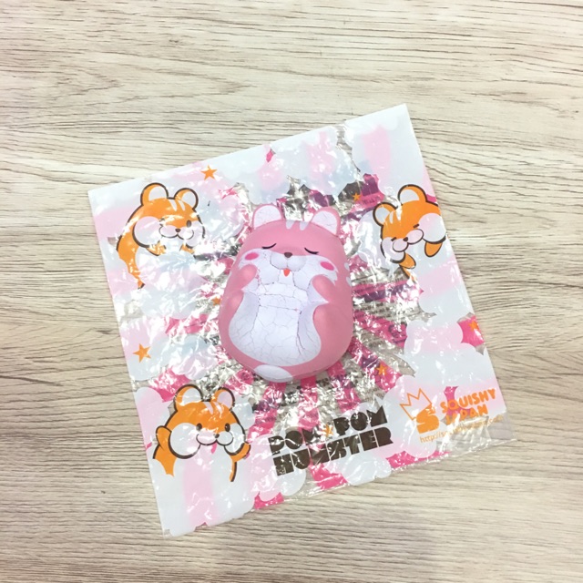 Squishy secondhand licensed (Ibloom pom pom hamster)