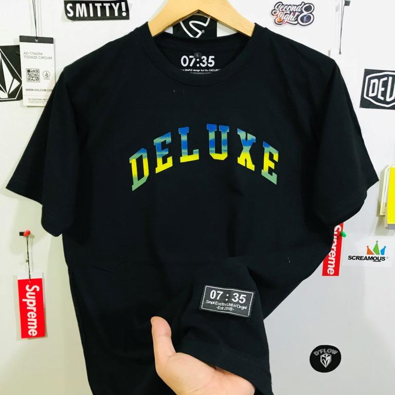 T SHIRT Hitam SMITTY 07:35 Big Size ORIGINAL COTTON REAKTIF 24s (USA)