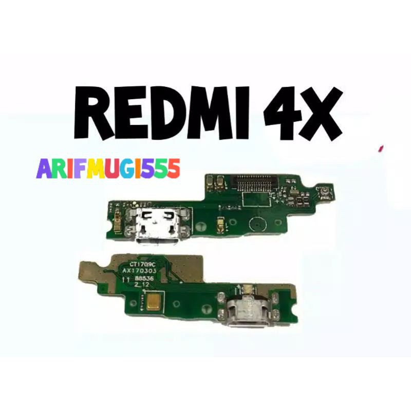 MODUL KONEKTOR CONECTOR CHARGER XIAOMI REDMI 4X PLUG IN MIC
