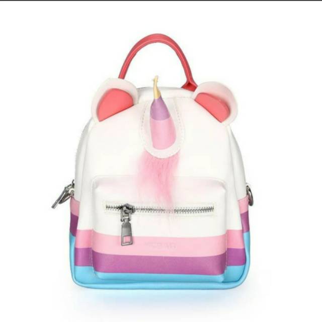 Tas Import Unicorn Premium Rainbow Pink