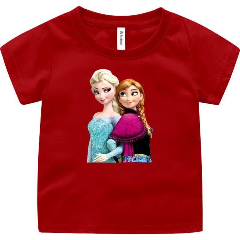 ((IB))KAOS ANAK PEREMPUAN/FROZEN DIGITAL SABLON