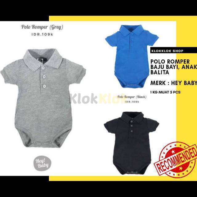 polo romper baby