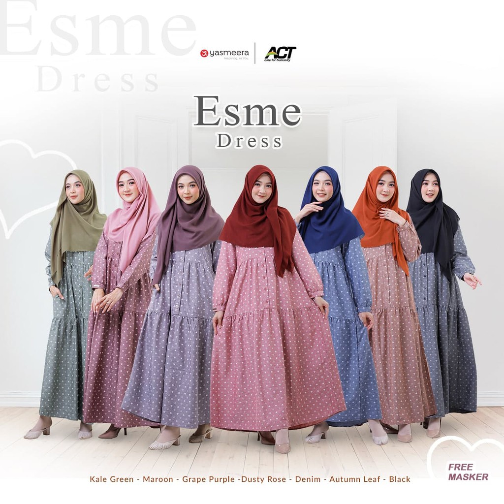 Gamis katun - Esme Dress by Yasmeera