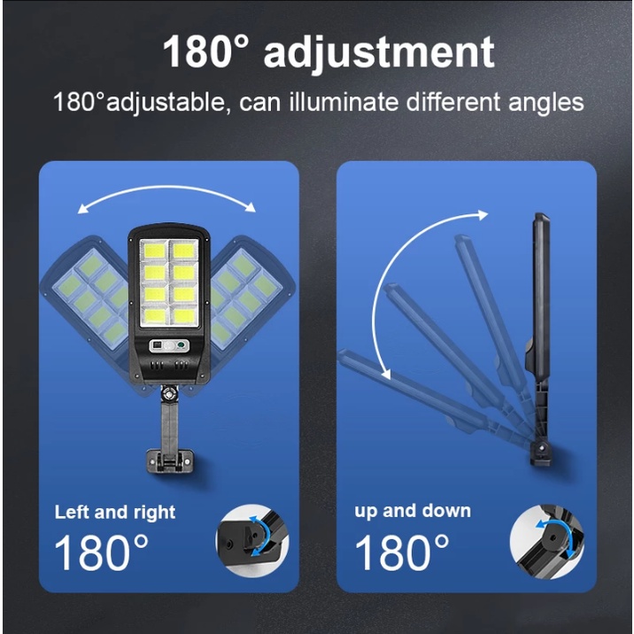 ANBOLT 200W Lampu Solar Lampu Tenaga Surya LAMPU 160COB PLUS JALAN LED Surya Anti Tenaga Air Sensor Gerak + Remote COD Morinome